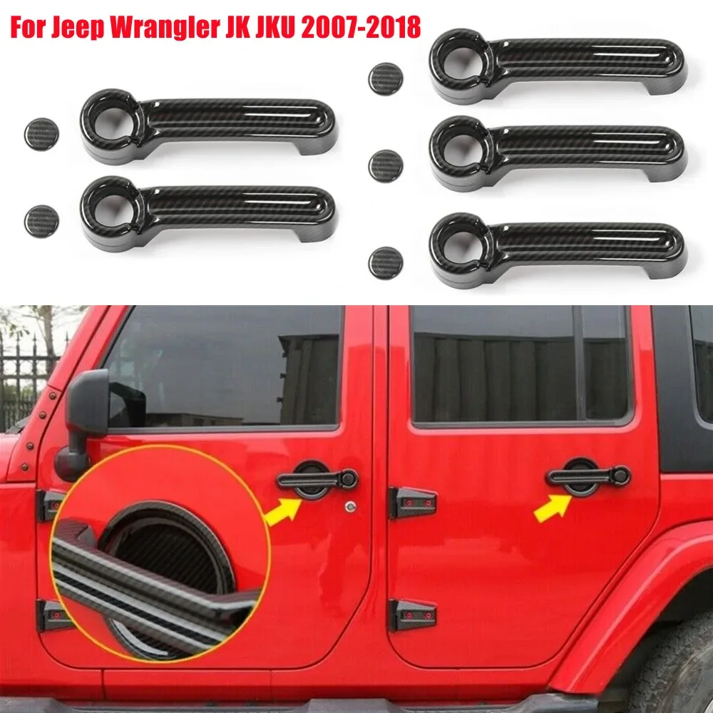 For Jeep Wrangler JK JKU 2007-2018 Liberty Dodge Nitro Car Door Handle Cover ABS Sticker Moulding Trim Protective Accessories
For Jeep Wrangler JK JKU 2007-2018 Liberty Dodge Nitro Car Door Handle Cover ABS Sticker Moulding Trim Protective Accessories