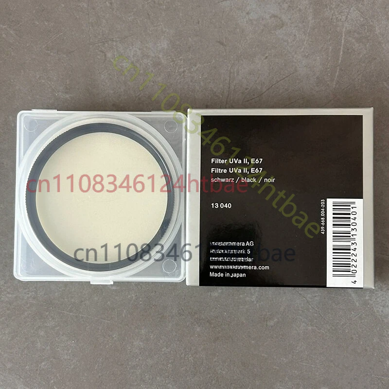 NEW FOR Leica E67 67mm Lens Filter UVa II Protection Filter Black 13040
NEW FOR Leica E67 67mm Lens Filter UVa II Protection Filter Black 13040