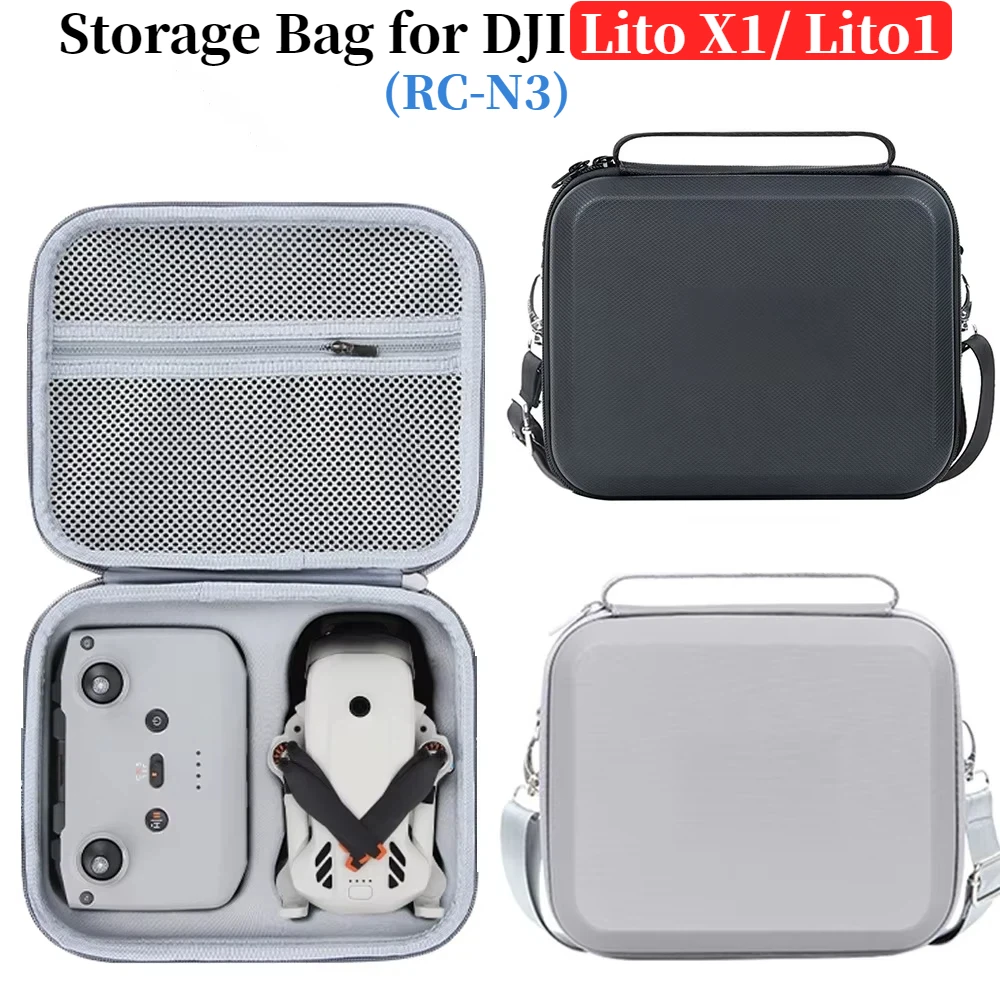 Storage Bag for DJI Lito X1 /Lito1 Carrying Case High Quality PU Bag with Shoulder Strap for RC-N3 Protective Box Accessories
Storage Bag for DJI Lito X1 /Lito1 Carrying Case High Quality PU Bag with Shoulder Strap for RC-N3 Protective Box Accessories