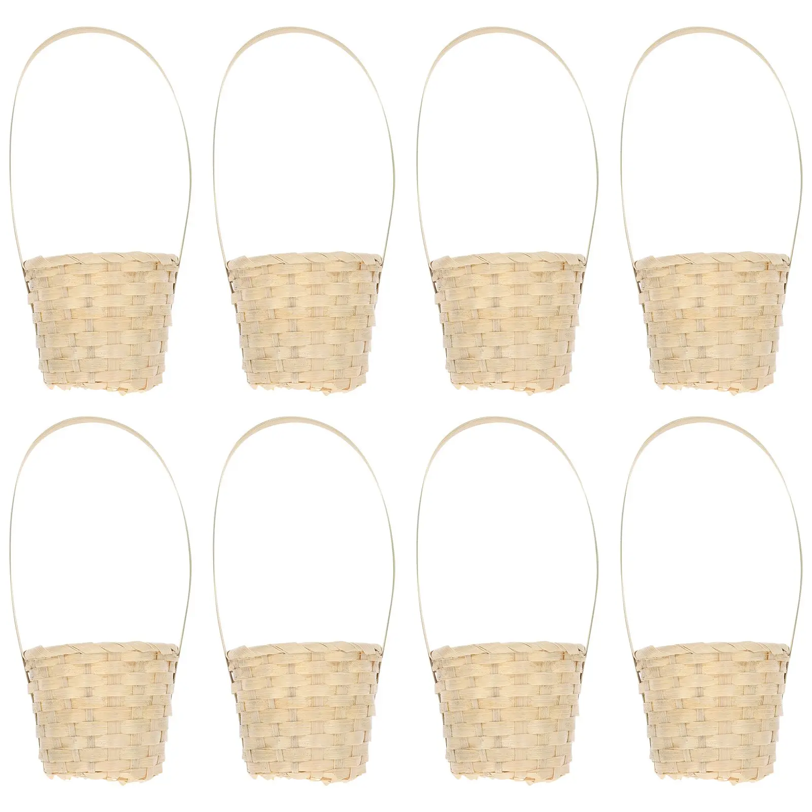 Bamboo Flower Basket Set 8 Pcs Storage Containers for Fruit Snacks Vegetable Portable Table Decoration Reusable Rural
Bamboo Flower Basket Set 8 Pcs Storage Containers for Fruit Snacks Vegetable Portable Table Decoration Reusable Rural