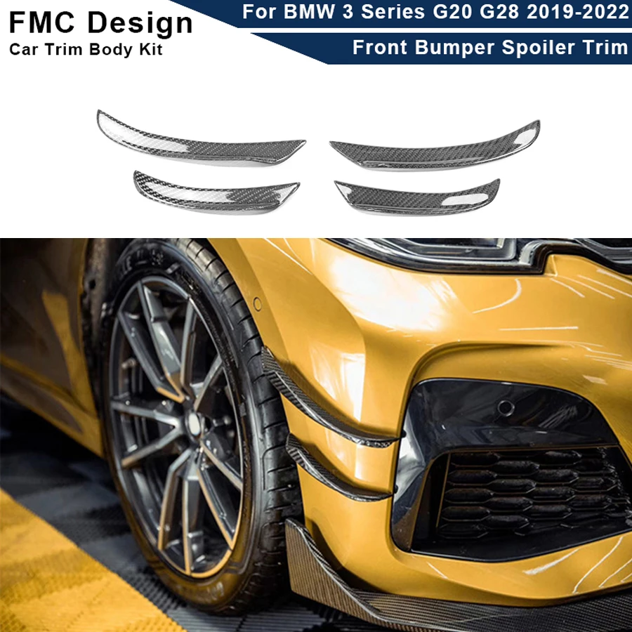 G20 G28 Carbon Fiber Car Front Bumper Side Splitters Fins Canards Part For BMW 3 Series G20 G28 2019+ Body kit
G20 G28 Carbon Fiber Car Front Bumper Side Splitters Fins Canards Part For BMW 3 Series G20 G28 2019+ Body kit