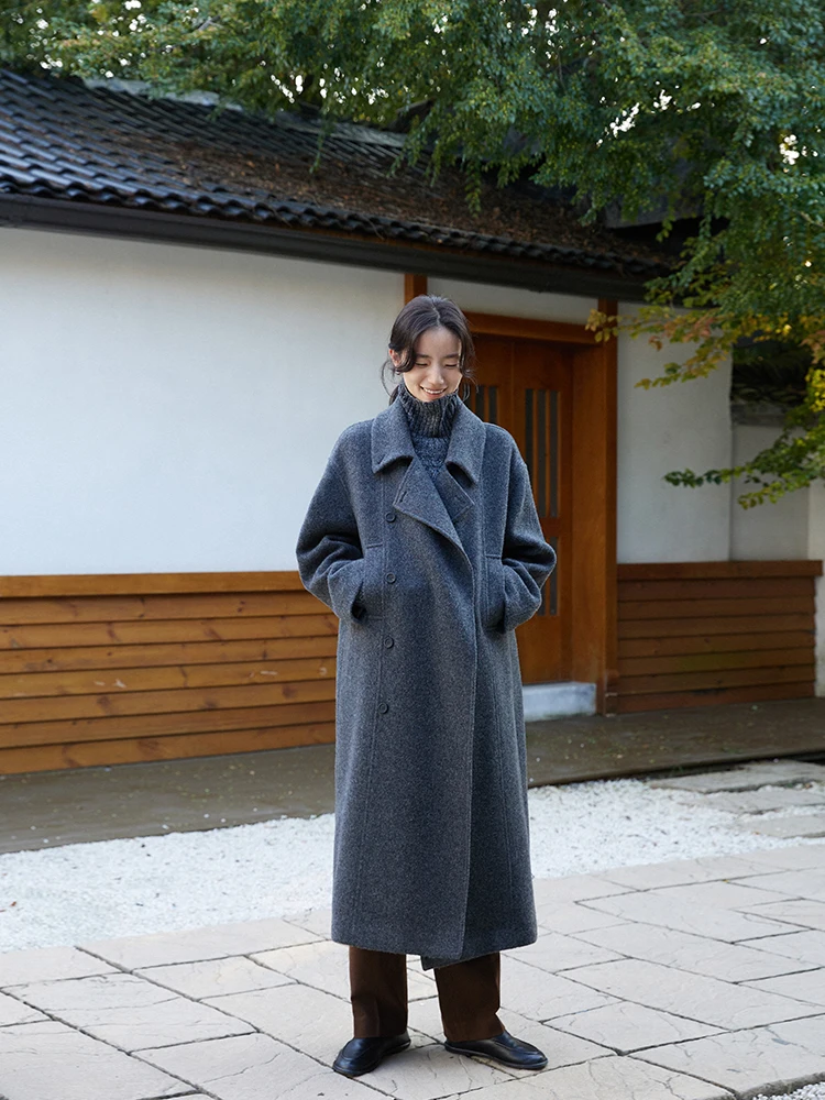 Оригинальный дизайн, осенне-зимнее шерстяное пальто, длинное свековое женское пальто на одной пуговице, средней длины
Оригинальный дизайн, осенне-зимнее шерстяное пальто, длинное свековое женское пальто на одной пуговице, средней длины