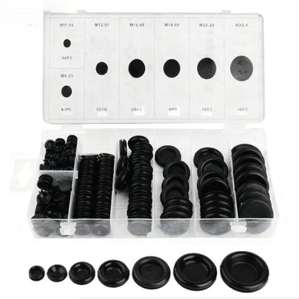 170pcs Black Rubber Cable Protection Rings Cable Protection Sleeves Single-sided Rubber Cable Outlet Gaskets Sealing Rings
170pcs Black Rubber Cable Protection Rings Cable Protection Sleeves Single-sided Rubber Cable Outlet Gaskets Sealing Rings