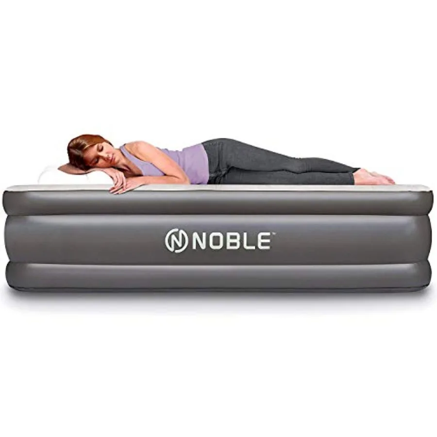 Noble Queen Size Luxury Upgraded Double HIGH Raised Air Mattress, Inflatable Airbed with Built-in Pump Elevated Raised Air Matt
Noble Queen Size Luxury Upgraded Double HIGH Raised Air Mattress, Inflatable Airbed with Built-in Pump Elevated Raised Air Matt