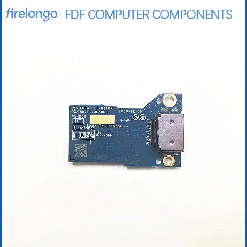 Original for Dell FDB41 Latitude 9420 0G1CP9 USB Daughter Board LS-K168P Replacement Part
Original for Dell FDB41 Latitude 9420 0G1CP9 USB Daughter Board LS-K168P Replacement Part