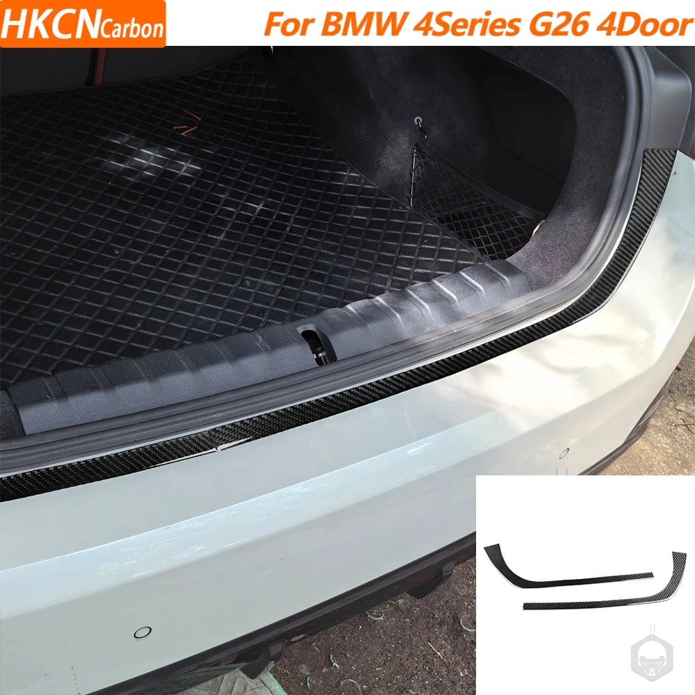 For BMW 4Series M4 G26 2021+ 4 Door Car Accessories Carbon Fiber Rear Trunk Protector Strips Panel Interior Cover Trim Sticker
For BMW 4Series M4 G26 2021+ 4 Door Car Accessories Carbon Fiber Rear Trunk Protector Strips Panel Interior Cover Trim Sticker