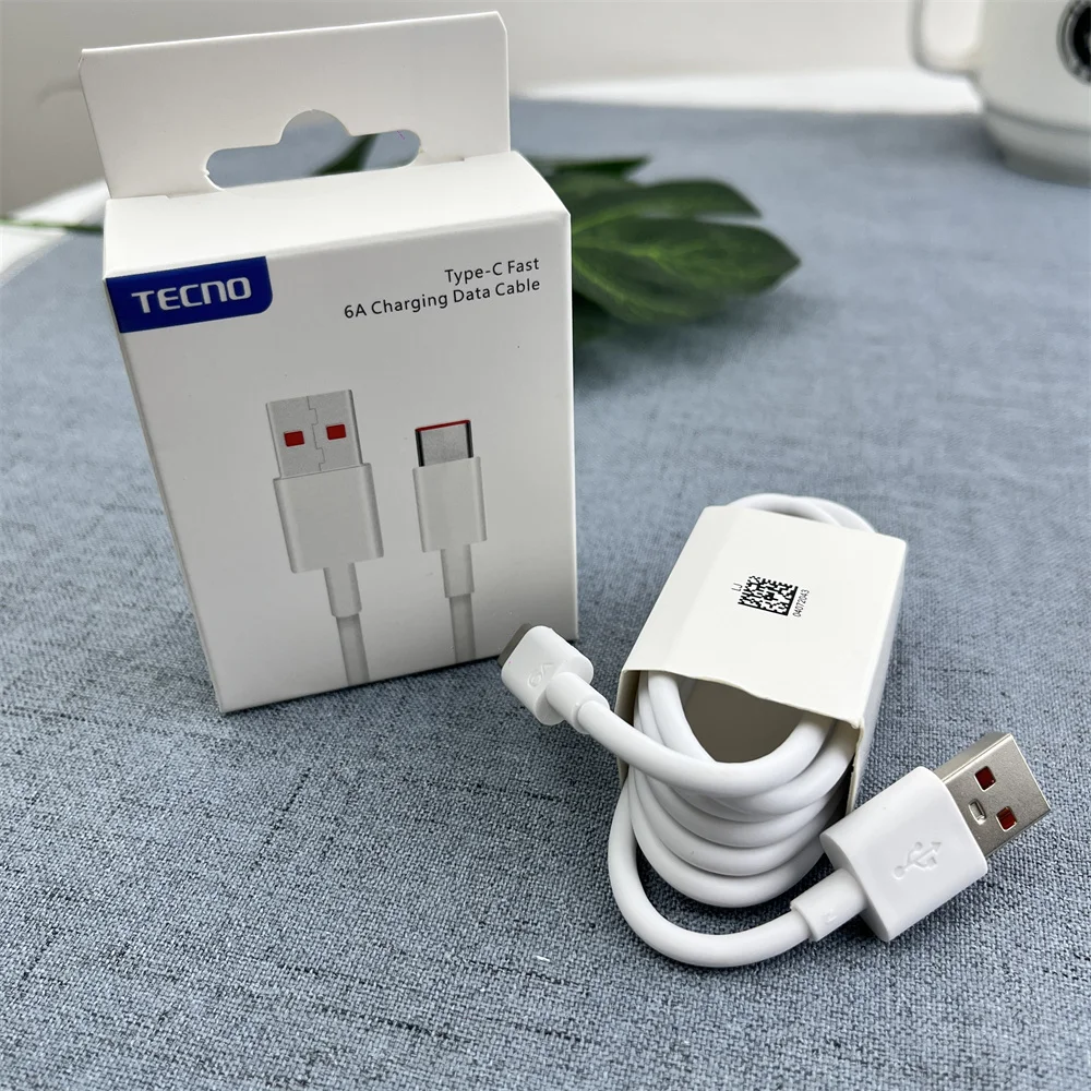 Original 6A USB Type C Cable For TECNO 68W 45W 33W Type C Fast Charigng Data Cord 1M For Tecno Spark 10 20 30 40 Camon 40 30 Pro
Original 6A USB Type C Cable For TECNO 68W 45W 33W Type C Fast Charigng Data Cord 1M For Tecno Spark 10 20 30 40 Camon 40 30 Pro