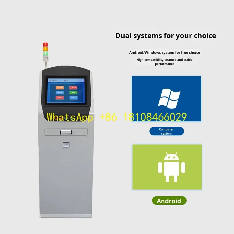 Floor-Standing Touchscreen Inquiry Workstation All-in-One Terminal Display Signal Industrial Self-Service Terminal Machine
Floor-Standing Touchscreen Inquiry Workstation All-in-One Terminal Display Signal Industrial Self-Service Terminal Machine