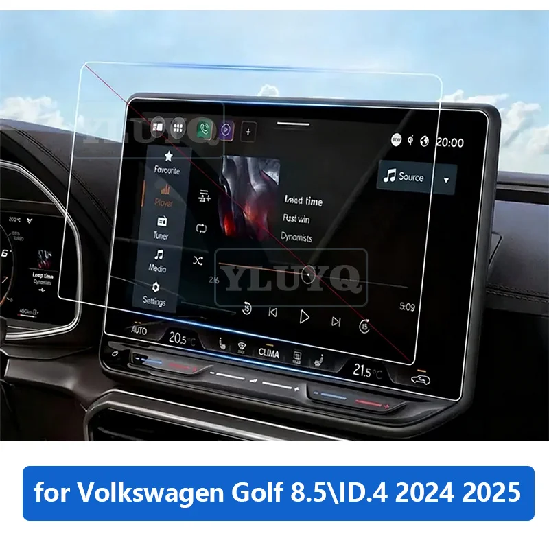Tempered Glass for Volkswagen Golf 8.5 VW ID.4 2024 2025 12.9inch Car Navigation GPS Screen Interior Film Sticker Anti-scratch
Tempered Glass for Volkswagen Golf 8.5 VW ID.4 2024 2025 12.9inch Car Navigation GPS Screen Interior Film Sticker Anti-scratch