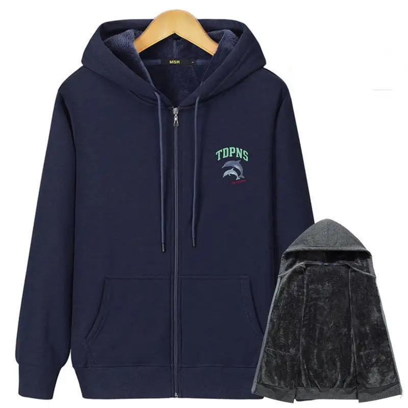 Animal Dolphins Hoody Men Sweatshirt Fashion Zipper Hooded Cotton Loose Casual Oversize Fleece-line Thicken Autumn Winter Jacket
Animal Dolphins Hoody Men Sweatshirt Fashion Zipper Hooded Cotton Loose Casual Oversize Fleece-line Thicken Autumn Winter Jacket
