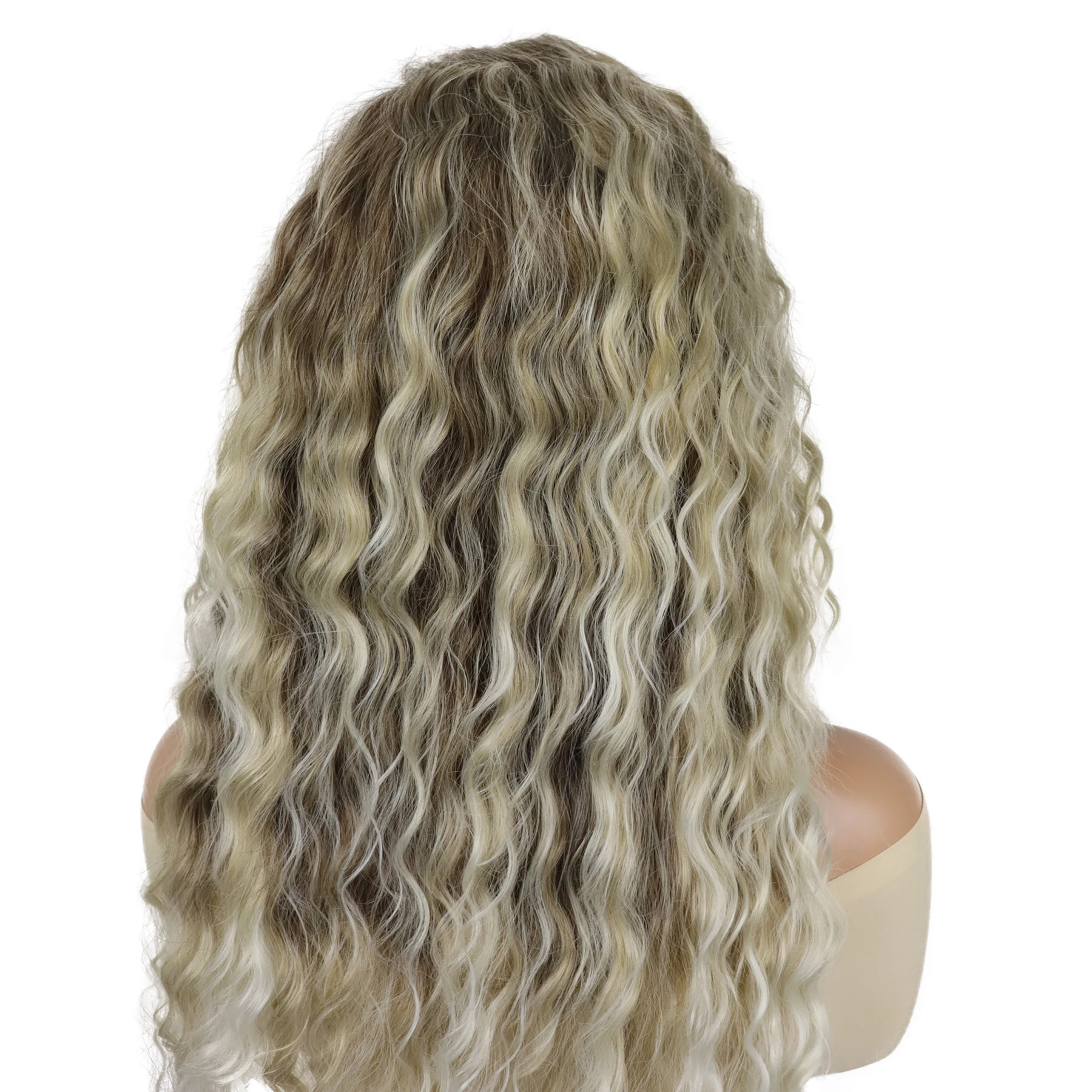 Womens Curly Wig Long Synthetic Hair Ombre Blonde Wigs Brown Natural Wavy Drag Queen Regular Wig 80s Gradient Wigs for Daily
Womens Curly Wig Long Synthetic Hair Ombre Blonde Wigs Brown Natural Wavy Drag Queen Regular Wig 80s Gradient Wigs for Daily
