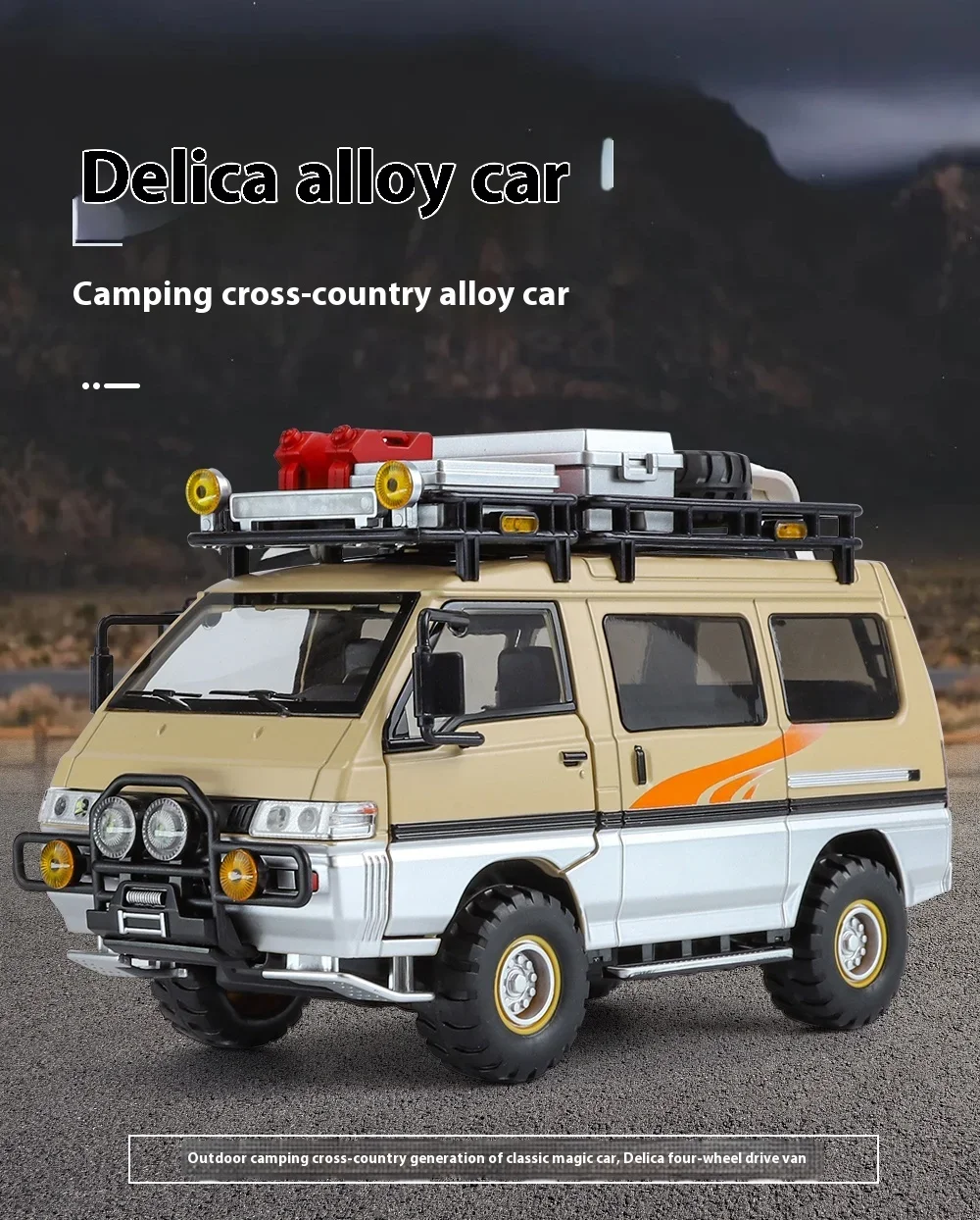 1:24 Mitsubishi Delica Off Road Four Wheel Drive MPV Diecast Alloy Metal Car Model Sound & Light Classic Simulation Collectibles
1:24 Mitsubishi Delica Off Road Four Wheel Drive MPV Diecast Alloy Metal Car Model Sound & Light Classic Simulation Collectibles