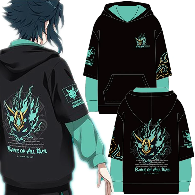 Game Genshin Impact Xiao Mask Cosplay Costume Adult Unisex Pullover Coat Casual Hoodie Jacket Gift
Game Genshin Impact Xiao Mask Cosplay Costume Adult Unisex Pullover Coat Casual Hoodie Jacket Gift