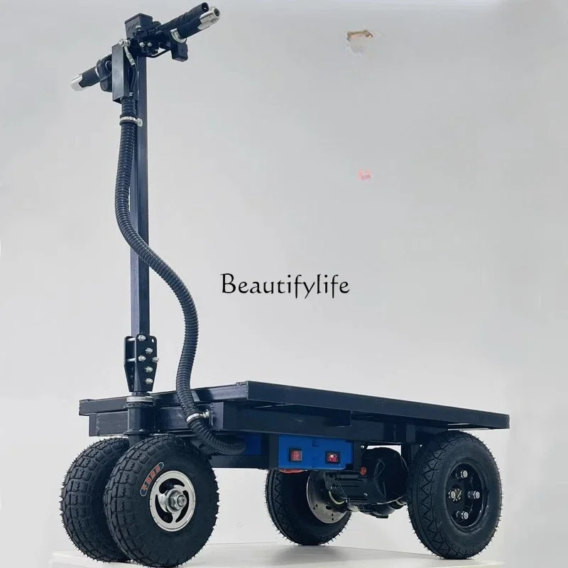 yj7 Folding portable electric flatbed truck into the elevator building materials loading and handling trolley
yj7 Folding portable electric flatbed truck into the elevator building materials loading and handling trolley