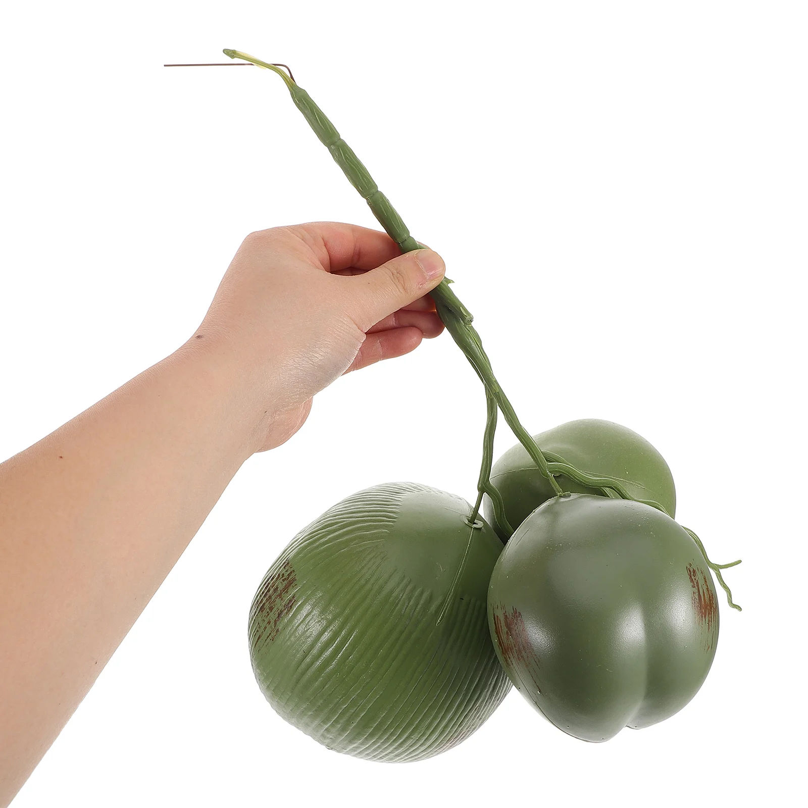 Artificial Fruit Decoration Faux Coconut Model String Small Size Plastic Coconuts Decorative Fruits Realistic Texture
Artificial Fruit Decoration Faux Coconut Model String Small Size Plastic Coconuts Decorative Fruits Realistic Texture