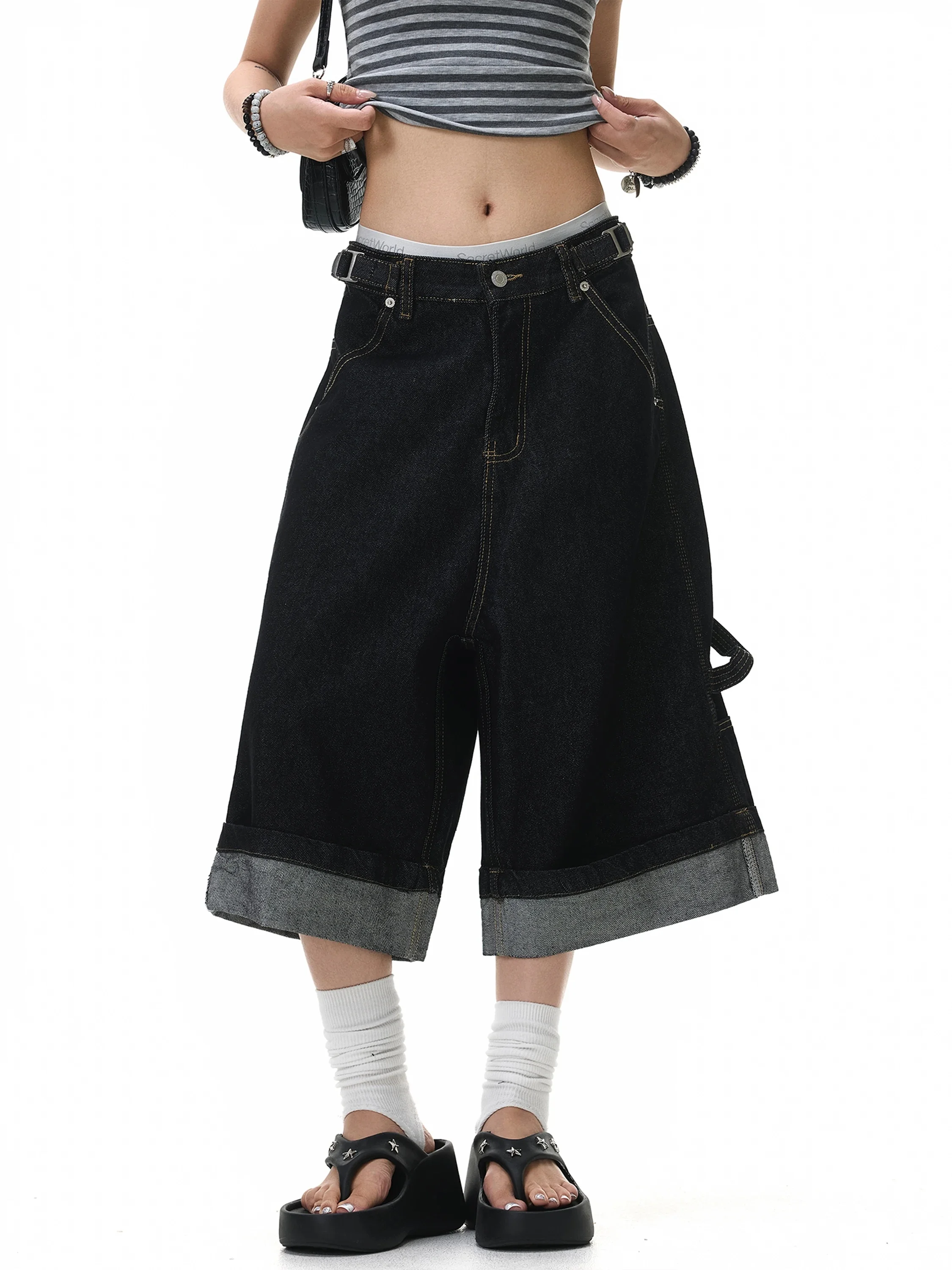American Lazy Simple Original Denim Wide Leg Jeans Men's Loose Casual Basic Commuter Shorts Polyester Cotton Blend Summer
American Lazy Simple Original Denim Wide Leg Jeans Men's Loose Casual Basic Commuter Shorts Polyester Cotton Blend Summer