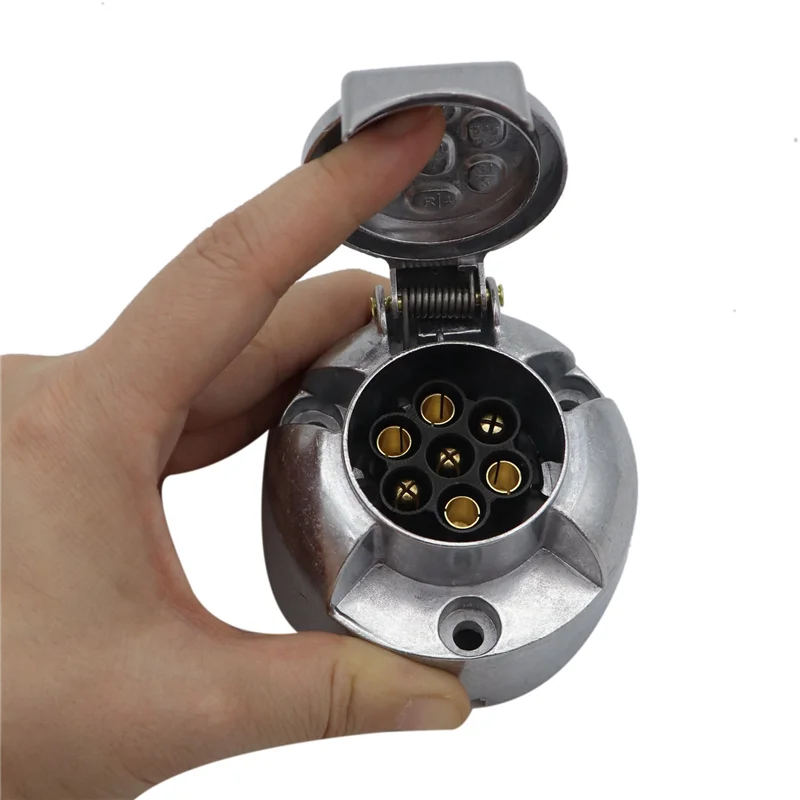 A45F-7 Pin Trailer Plug 12V Rv Sockets With Bracket For Trailer Signal Lamp Connectors Display Trailer Accessories
A45F-7 Pin Trailer Plug 12V Rv Sockets With Bracket For Trailer Signal Lamp Connectors Display Trailer Accessories