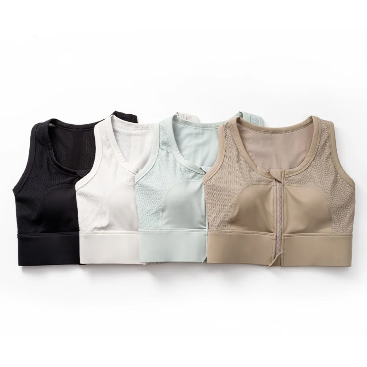 Seamless Tight Fitting Breathable Yoga Sports Zipper Bra Vest Girls Outdoor Running Shockproof Sleeveless Fitness Suit for Lady
Seamless Tight Fitting Breathable Yoga Sports Zipper Bra Vest Girls Outdoor Running Shockproof Sleeveless Fitness Suit for Lady