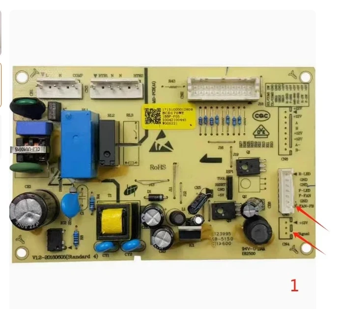 New Midea refrigerator board V1.2-20180605 AR-BCD170WE-PR 17131000012809 UR-BCD296WE-SQ 17131000008142 HGFM-531ML 531ME
New Midea refrigerator board V1.2-20180605 AR-BCD170WE-PR 17131000012809 UR-BCD296WE-SQ 17131000008142 HGFM-531ML 531ME