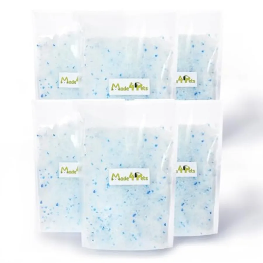 Made4Pets Cat Litter Crystals Kitty Litter Odor Control Crystal Litter Non Clumping No scooping Low Dust, Low Tracking, Lightwe
Made4Pets Cat Litter Crystals Kitty Litter Odor Control Crystal Litter Non Clumping No scooping Low Dust, Low Tracking, Lightwe