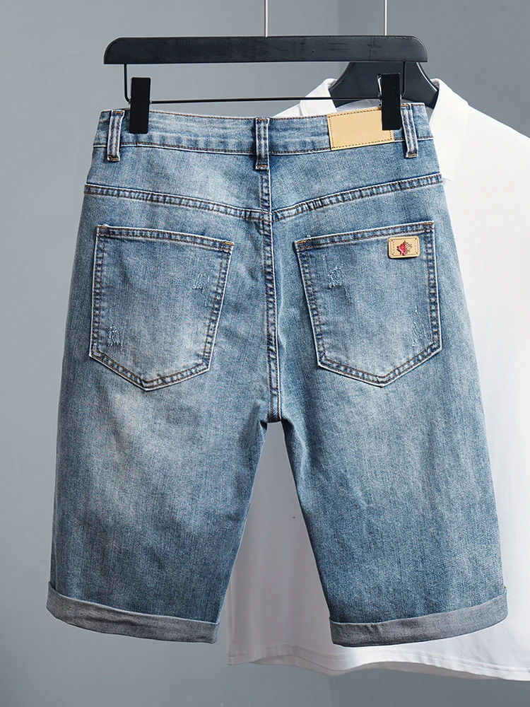 Летние тонкие мужские джинсовые шорты: модные свободные повседневные шорты-бриджи для молодежи, прямые джинсы-шорты
Летние тонкие мужские джинсовые шорты: модные свободные повседневные шорты-бриджи для молодежи, прямые джинсы-шорты