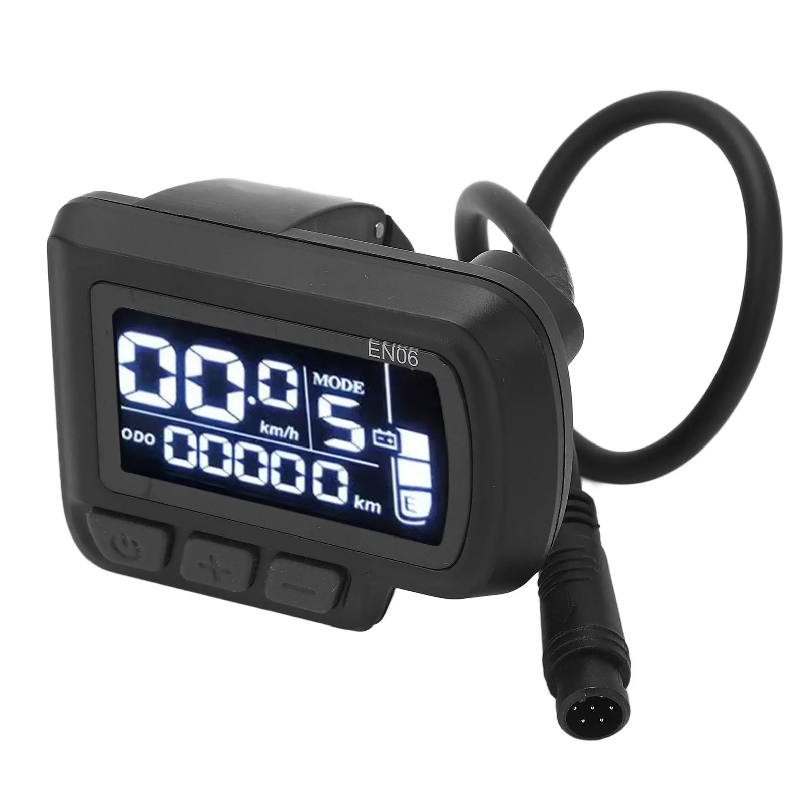 Дисплей-спидометр EN06 LCD для электровелосипеда с подсветкой, 6-контактный водонепроницаемый провод, 24В 36В 48В 60В, панель управления для электровелосипеда
Дисплей-спидометр EN06 LCD для электровелосипеда с подсветкой, 6-контактный водонепроницаемый провод, 24В 36В 48В 60В, панель управления для электровелосипеда