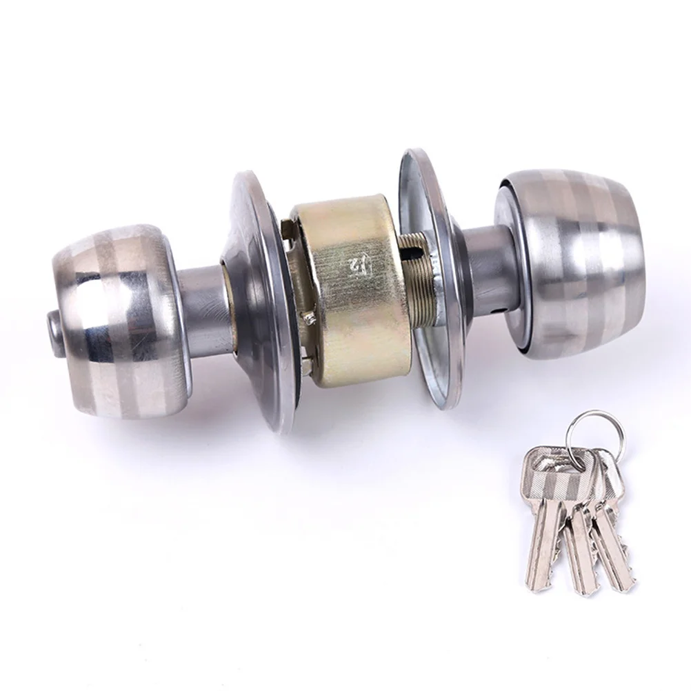 Fashion Stylish Door Lock Ball Keyed Entry Knob with 70Mm Center Distance for Bathroom Bedroom Interior Door Anti-Rust Secure
Fashion Stylish Door Lock Ball Keyed Entry Knob with 70Mm Center Distance for Bathroom Bedroom Interior Door Anti-Rust Secure