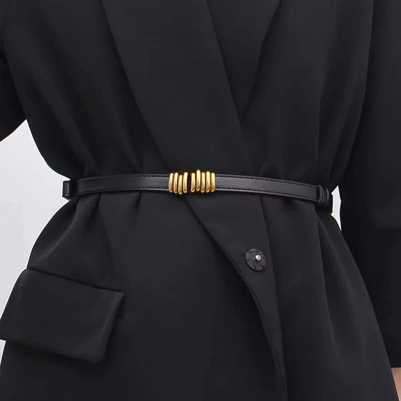 Fashion Design Thin Belt Women's Black Belt Dress Sweater Coat Clothing Accessories
Fashion Design Thin Belt Women's Black Belt Dress Sweater Coat Clothing Accessories