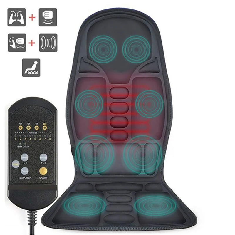 2-in-1 Car Home Massage Cushion, Adjustable Vibration for Neck, Lumbar & Full Body, Portable Relaxation Pad
2-in-1 Car Home Massage Cushion, Adjustable Vibration for Neck, Lumbar & Full Body, Portable Relaxation Pad