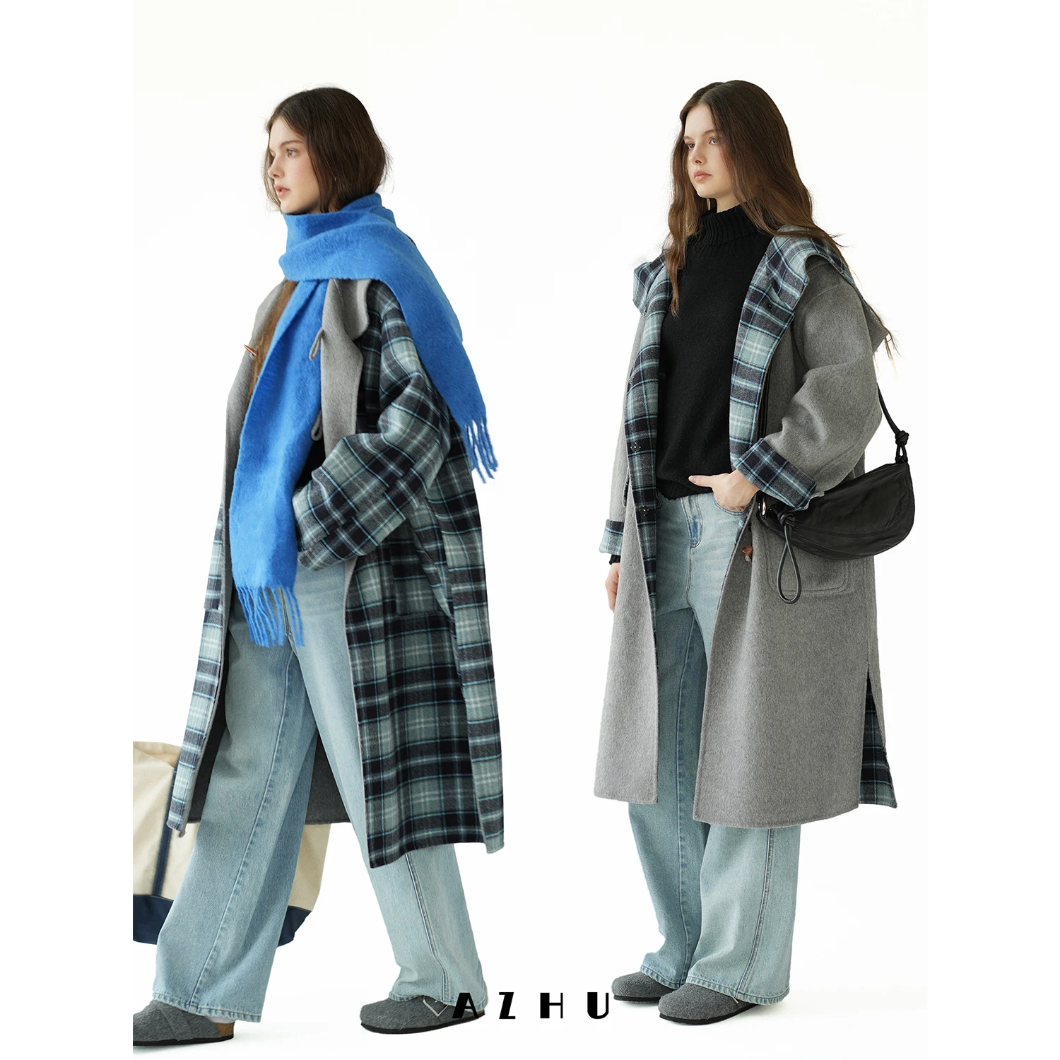 Пальто AZHU 2024: Новое, двустороннее, из 70% шерсти, с капюшоном, на пуговицах, женское, модное, шерстяное, с возможностью ношения как верхняя одежда, так и в качестве пальто-трансформера
Пальто AZHU 2024: Новое, двустороннее, из 70% шерсти, с капюшоном, на пуговицах, женское, модное, шерстяное, с возможностью ношения как верхняя одежда, так и в качестве пальто-трансформера