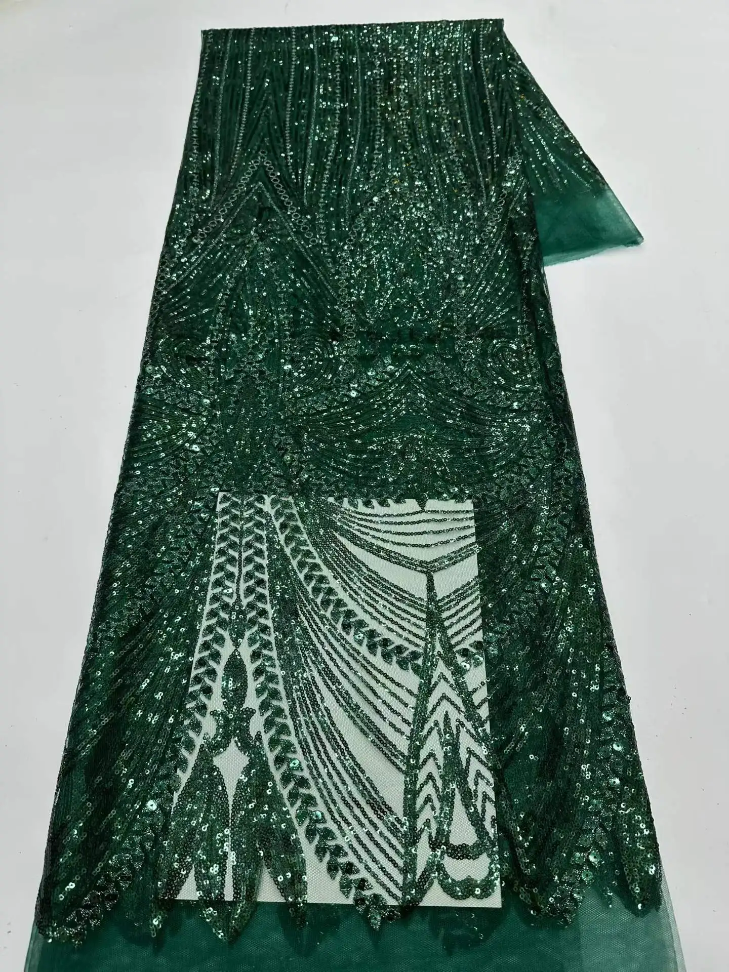 Luxury French Mesh Tulle Lace Sequined Fabric 2026 High Quality 5 Yards African Lace Fabric Nigerian Net Bride Dress Sew
Luxury French Mesh Tulle Lace Sequined Fabric 2026 High Quality 5 Yards African Lace Fabric Nigerian Net Bride Dress Sew
