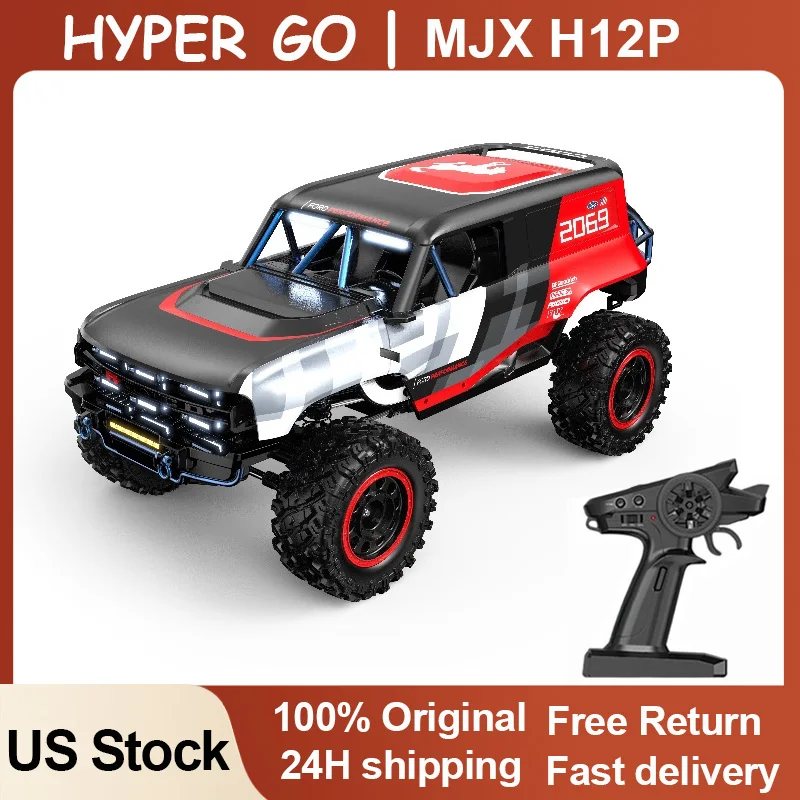 HYPER GO MJX H12P Ford 1/12RC Автомобиль с дистанционным управлением Высокоскоростной полноприводный альпинистский автомобиль Тактильный бесщеточный внедорожник
HYPER GO MJX H12P Ford 1/12RC Автомобиль с дистанционным управлением Высокоскоростной полноприводный альпинистский автомобиль Тактильный бесщеточный внедорожник