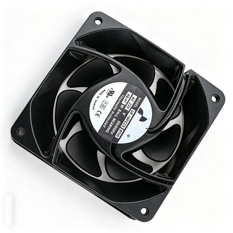 UF-16FC23 230VAC Axial Fan, 160mm 16CM, Ball Bearing, 265CFM 56dBA Industrial Cabinet Cooling Fan
UF-16FC23 230VAC Axial Fan, 160mm 16CM, Ball Bearing, 265CFM 56dBA Industrial Cabinet Cooling Fan
