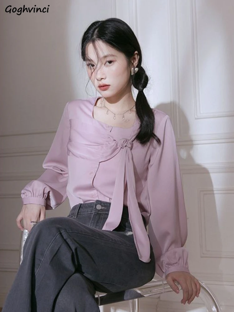 Shirts Women Sweet Bandage Spring New Design Gentle Elegant Mujer Lantern Sleeve Aesthetic Camisas Trendy Comfortable All-match
Shirts Women Sweet Bandage Spring New Design Gentle Elegant Mujer Lantern Sleeve Aesthetic Camisas Trendy Comfortable All-match
