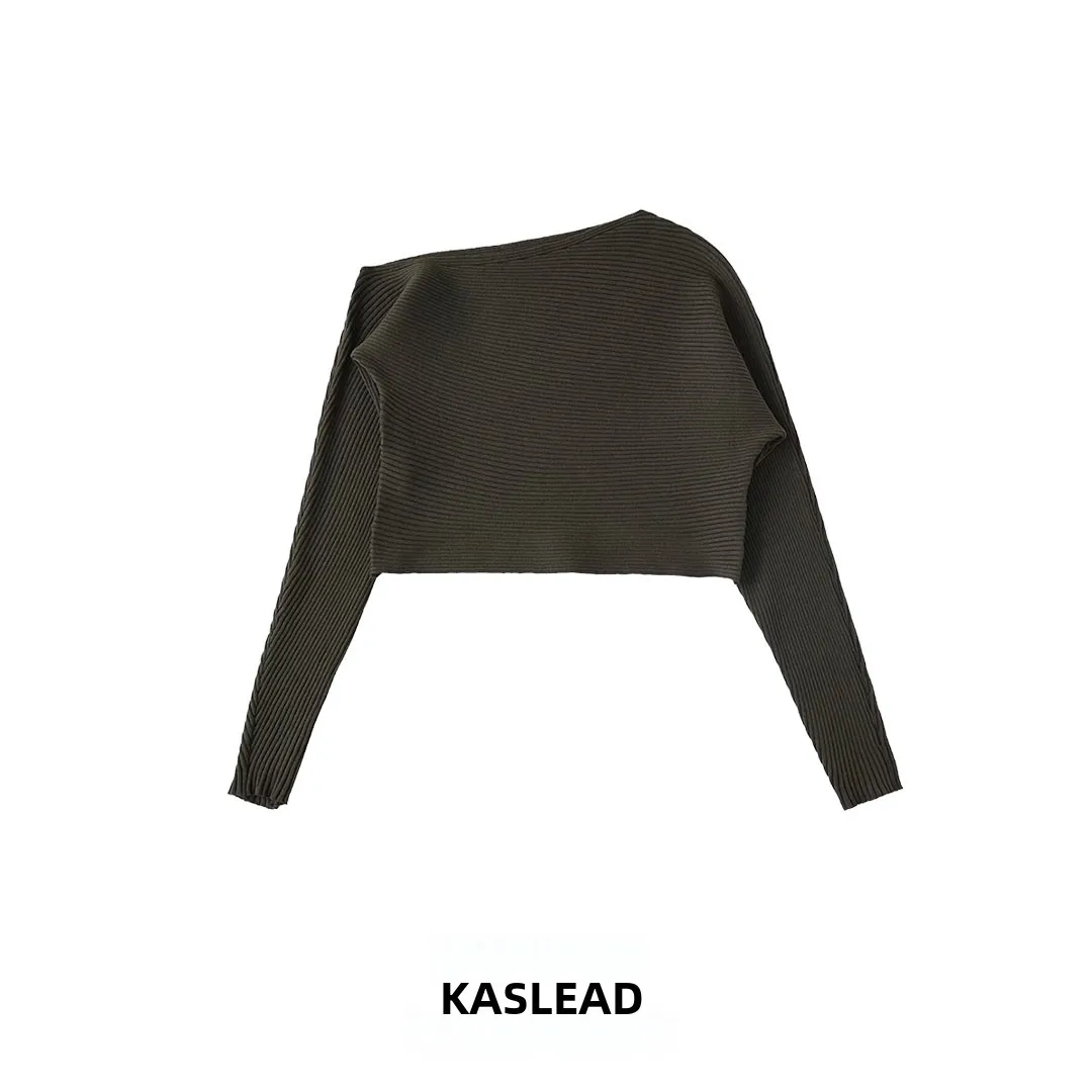 KASLEAD новая женская трикотажная облегающая асимметричная футболка из полиэфирного волокна, европейская осенняя коллекция Sle Faion
KASLEAD новая женская трикотажная облегающая асимметричная футболка из полиэфирного волокна, европейская осенняя коллекция Sle Faion