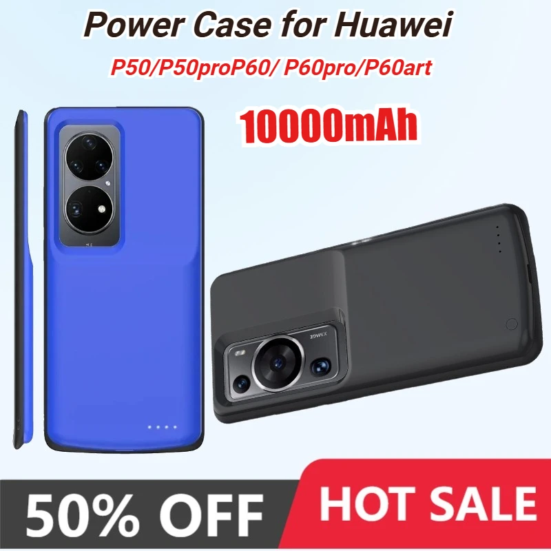 10000mAh Battery Charger Case for Huawei P50 P60 Power Case Shockproof Power Bank for Huawei P50 Pro Battery Pack Charging Cover
10000mAh Battery Charger Case for Huawei P50 P60 Power Case Shockproof Power Bank for Huawei P50 Pro Battery Pack Charging Cover