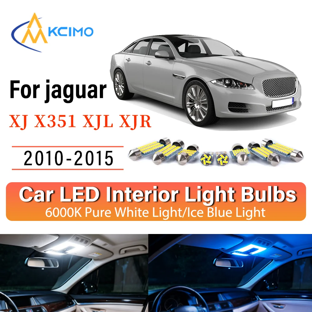 Interior Lighting Kit For jaguar XJ X351 XJL XJR 2010-2015 LED Bulbs for Dome Map Door Trunk License Plate Light
Interior Lighting Kit For jaguar XJ X351 XJL XJR 2010-2015 LED Bulbs for Dome Map Door Trunk License Plate Light