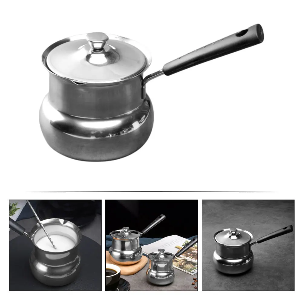 Stainless Steel Milk Pot 1.5L Stovetop Heater Jug Melting Butter Chocolate Espresso Milk Steamer Pitcher Soup Pot Small Pan
Stainless Steel Milk Pot 1.5L Stovetop Heater Jug Melting Butter Chocolate Espresso Milk Steamer Pitcher Soup Pot Small Pan