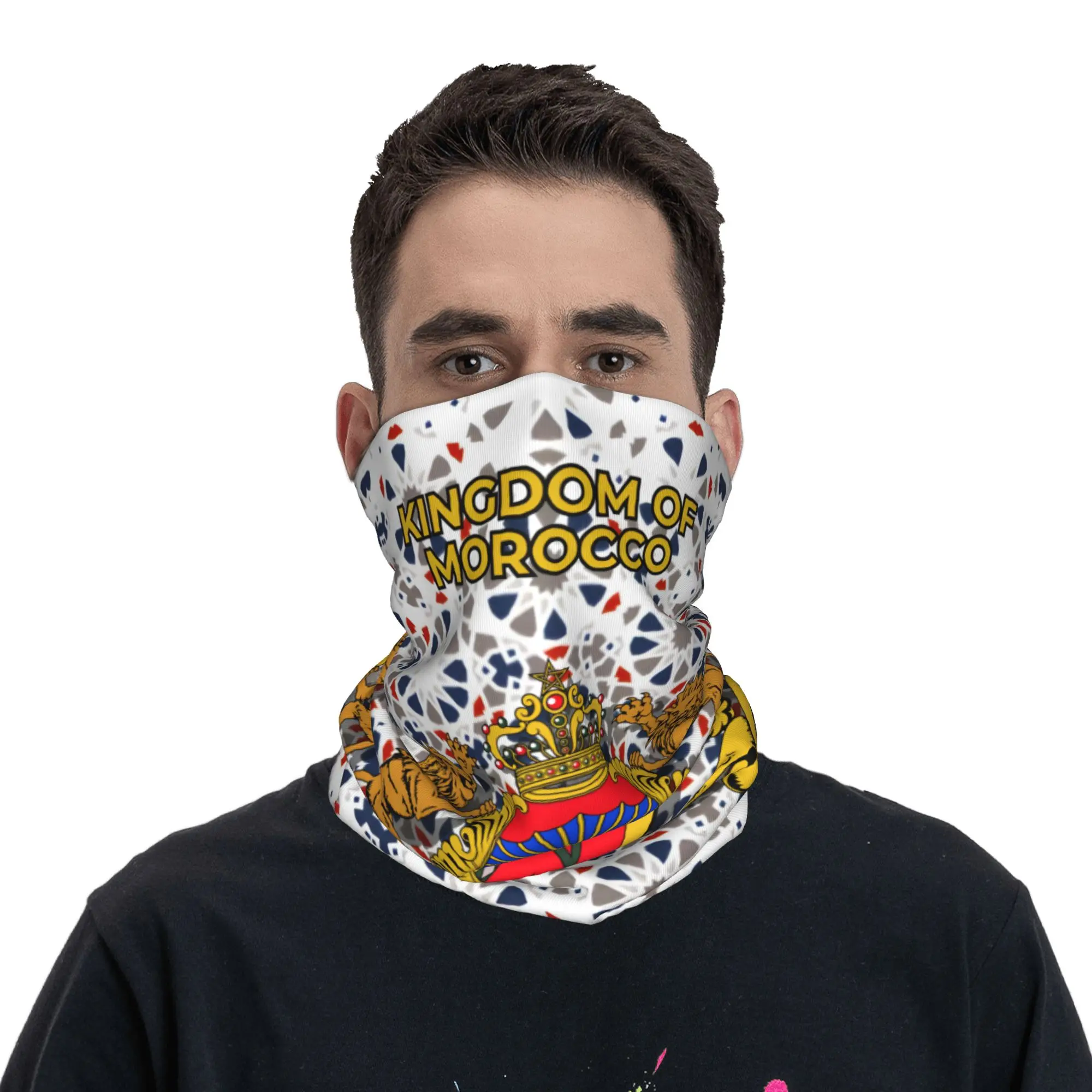Custom Royal Morocco Patriotic Bandana Neck Warmer Men Women Winter Ski Tube Scarf Gaiter Face Cover
Custom Royal Morocco Patriotic Bandana Neck Warmer Men Women Winter Ski Tube Scarf Gaiter Face Cover