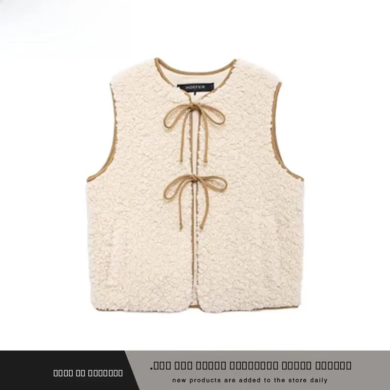 Faionable mat 2025 Sle Женский жилет со шнурком Fce 30534, осеннее новое поступление, универсальный круглый Ne Single ...
Faionable mat 2025 Sle Женский жилет со шнурком Fce 30534, осеннее новое поступление, универсальный круглый Ne Single ...