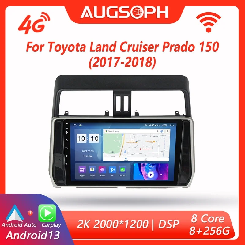 Android 13 Car Radio for Toyota Land Cruiser Prado 150 2017-2018,10inch Multimedia Player with 4G WiFi Car Carplay & 2Din
Android 13 Car Radio for Toyota Land Cruiser Prado 150 2017-2018,10inch Multimedia Player with 4G WiFi Car Carplay & 2Din