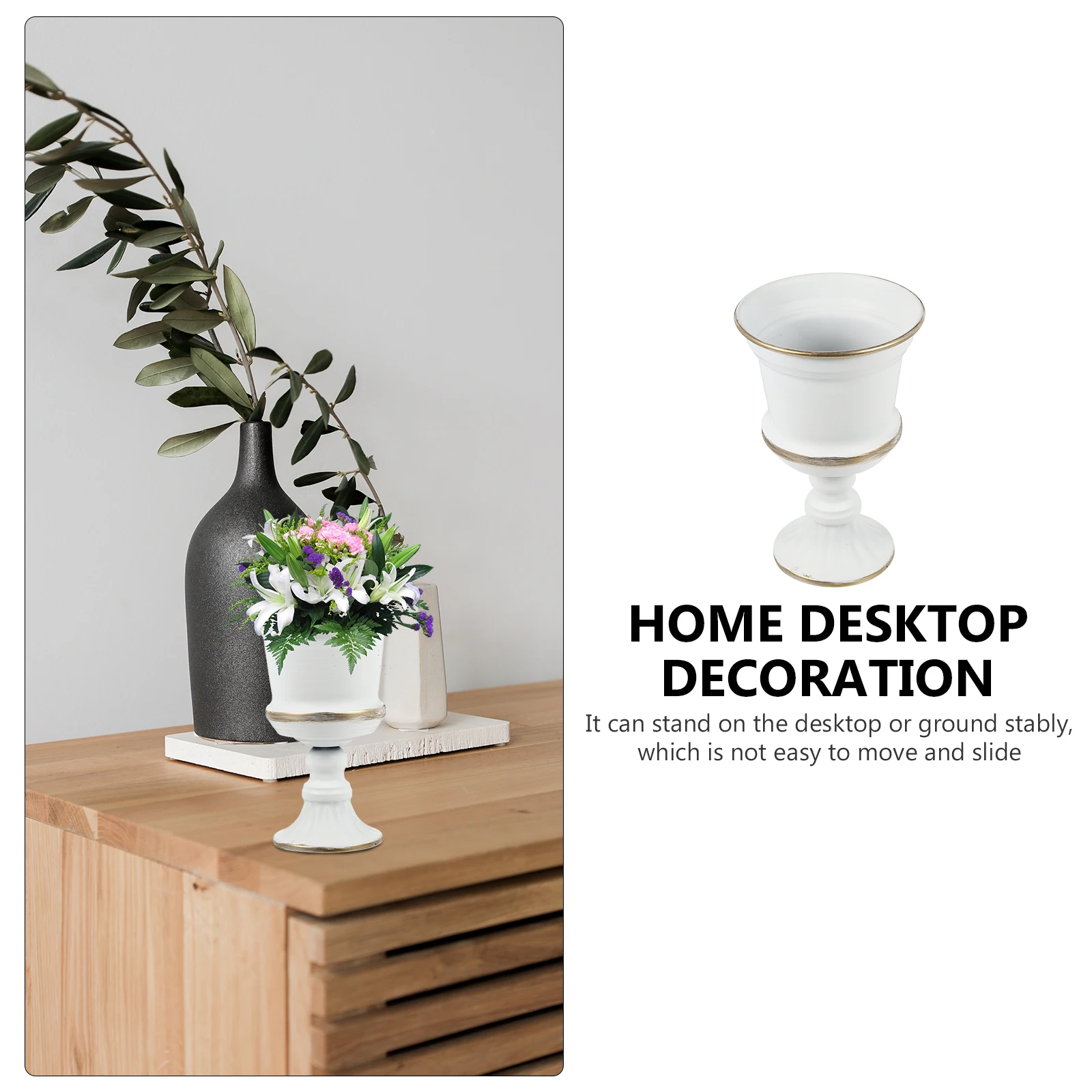 Metal Flower Vase Ornaments Centerpieces Luxury Home Wedding Table Decoration Desktop Statues Sturdy Gold Glass Design
Metal Flower Vase Ornaments Centerpieces Luxury Home Wedding Table Decoration Desktop Statues Sturdy Gold Glass Design