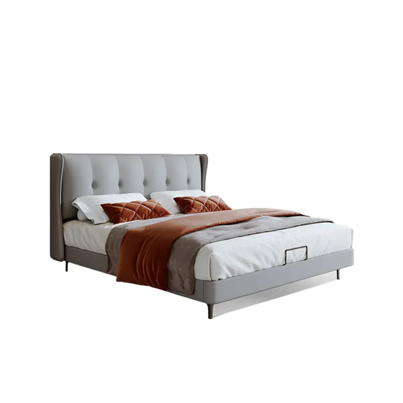 Italian minimalist leather bed light luxury modern minimalist high-end atmosphere 1.5 meters bed master bedroom soft bag double
Italian minimalist leather bed light luxury modern minimalist high-end atmosphere 1.5 meters bed master bedroom soft bag double