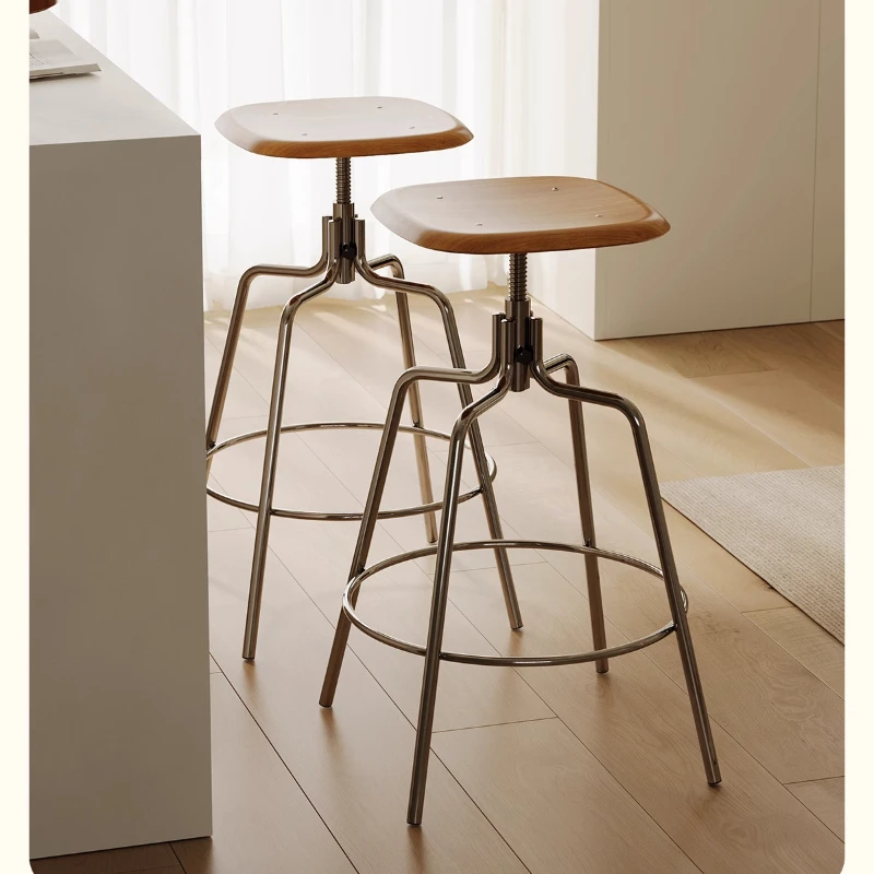 Nordic bar chair simple liftable rotating home island high chair designer bar stool
Nordic bar chair simple liftable rotating home island high chair designer bar stool
