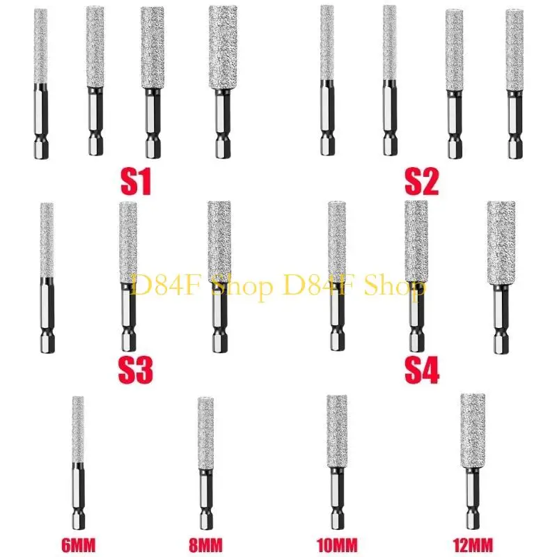 D84F 6/8/10/12mm Dry Diamonds Bits Set Diamonds Hole for Granite Marble Tile Ceramic Stone Glass Drilling Accessories
D84F 6/8/10/12mm Dry Diamonds Bits Set Diamonds Hole for Granite Marble Tile Ceramic Stone Glass Drilling Accessories