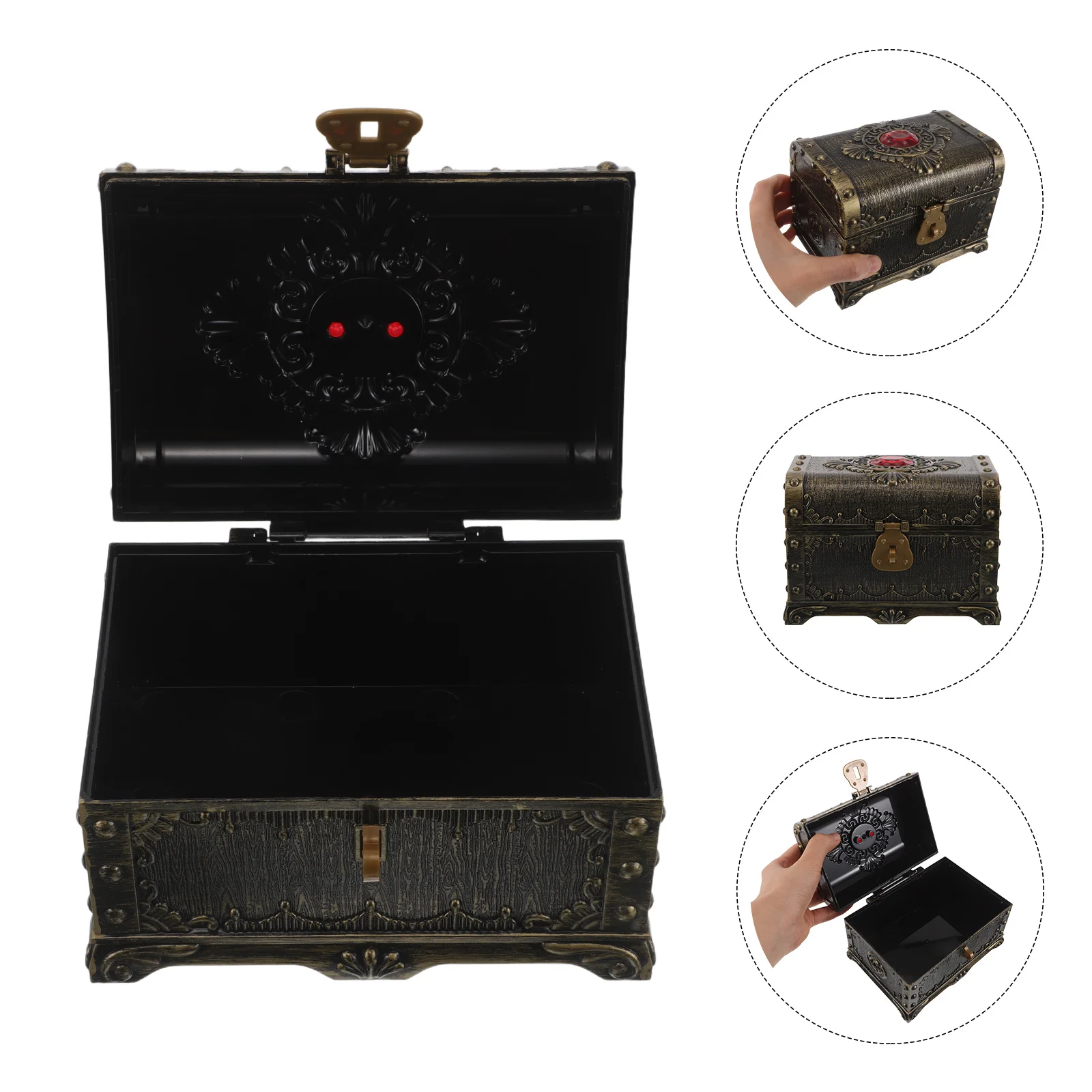 Retro Vintage Treasure Chest Storage Box Craft Decorative Container Home Office Storage Retro Treasure Chest
Retro Vintage Treasure Chest Storage Box Craft Decorative Container Home Office Storage Retro Treasure Chest