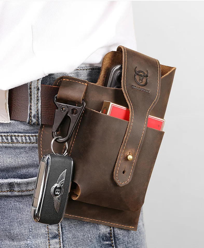 2025 Новая мужская кожаная поясная сумка можно использовать для 5,5-6,8-дюймового мобильного телефона, портсигар, уличные сумки Bolsa de hombre
2025 Новая мужская кожаная поясная сумка можно использовать для 5,5-6,8-дюймового мобильного телефона, портсигар, уличные сумки Bolsa de hombre