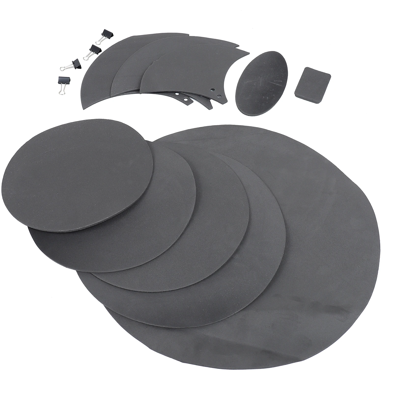 14 Pcs Mute Pads Set 5 Drums 3 Cymbals Sponge Silencer Drum Mute Cushions Mats Adjustable Size Practice Accessories
14 Pcs Mute Pads Set 5 Drums 3 Cymbals Sponge Silencer Drum Mute Cushions Mats Adjustable Size Practice Accessories