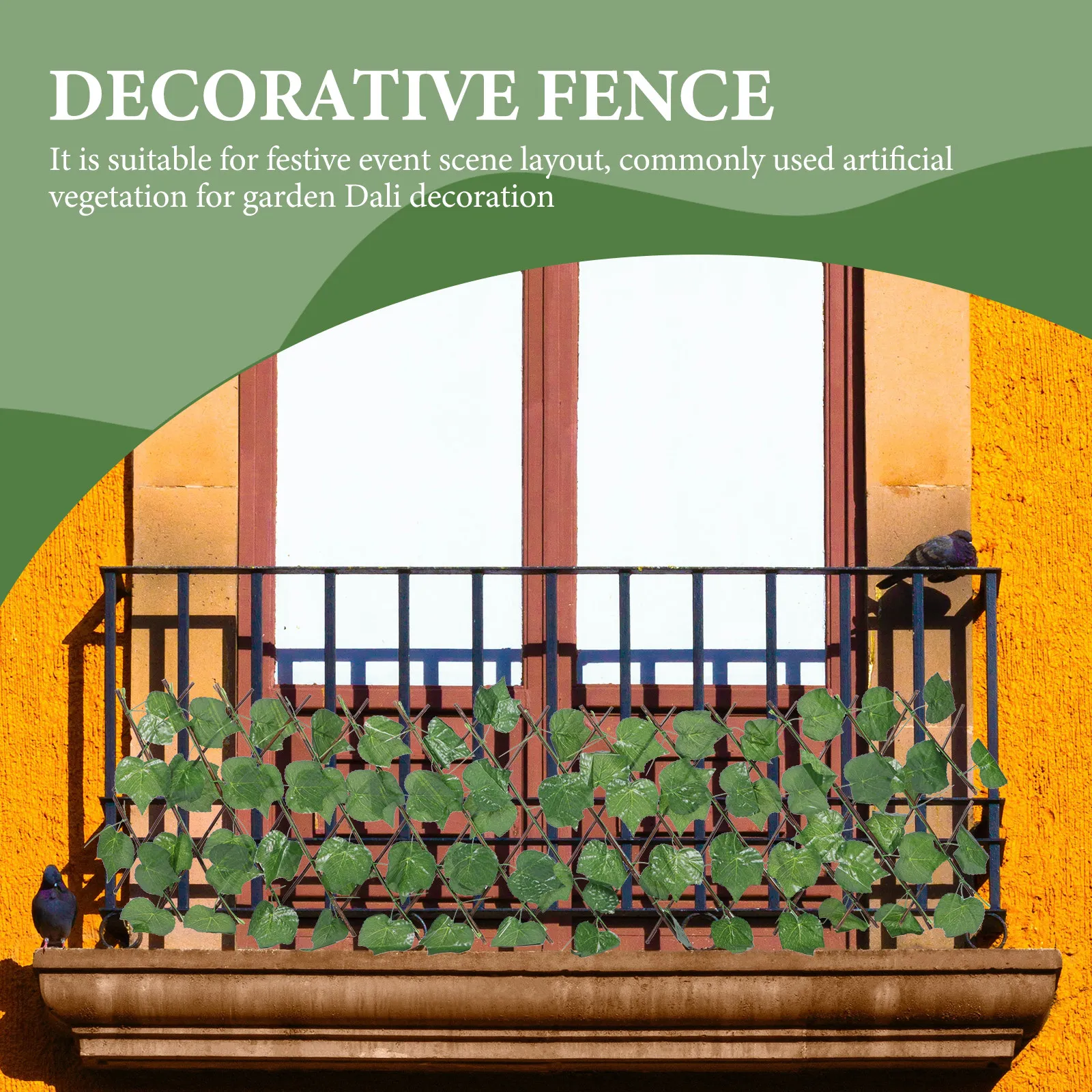 Stretchable Artificial Leaf Fence Screen Uv Resistant Weatherproof Outdoor Garden Decor Balcony Privacy Hedge Green Plant Fence
Stretchable Artificial Leaf Fence Screen Uv Resistant Weatherproof Outdoor Garden Decor Balcony Privacy Hedge Green Plant Fence