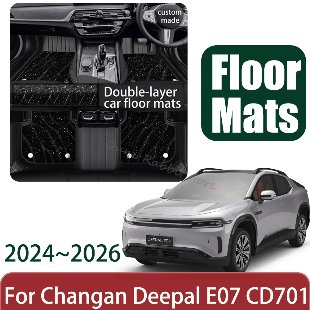 For Changan Deepal E07 CD701 2024~2026 2025 LHD RHD Car Floor Mats Waterproof Scratch Resistant Carpets Pad Interior Accessories
For Changan Deepal E07 CD701 2024~2026 2025 LHD RHD Car Floor Mats Waterproof Scratch Resistant Carpets Pad Interior Accessories